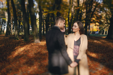 Fototapeta premium couple in the park
