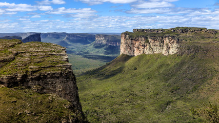 view from the top of the hill of the father inacio (morro do pai inacio), Chapada Diamantina, Bahia, Brazil