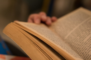Dreamy reading - reading vintage second hand novel book
