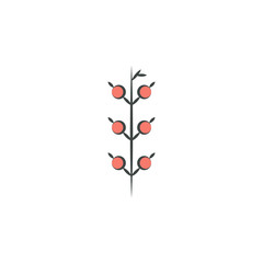 Naklejka premium Birds hand colored hand drawn icon. Element of autumn icon for mobile concept and web apps. Hand drawn colored Birds hand can be used for web and mobile