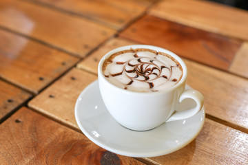 Backgrounds of Latte coffee