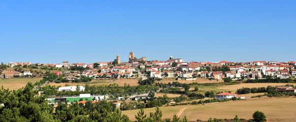 View of the town of Mogadouro, Tras-os-montes, Portugal