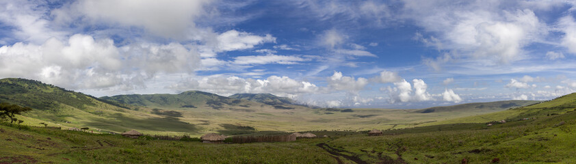 Masai Village in the Serengeti