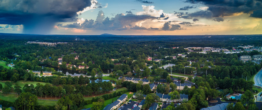Lawrenceville Sunset Pano