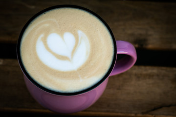 cup of coffee on table