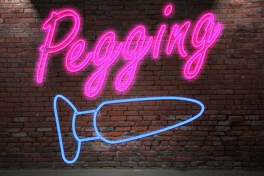 Pegging Neon Lettering