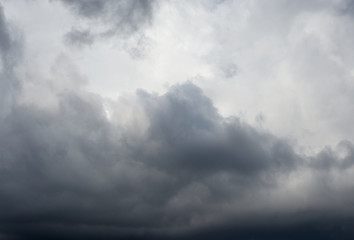 Dark cloud sky.