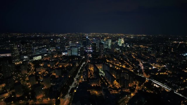 Aerial France Paris Financial District August 2018 Night 30mm 4K Inspire 2 Prores

Aerial video of the financial district in Paris France at night.