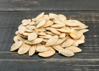 Pumpkin seeds in shell
