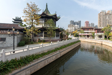 Obraz premium Ancient towers in Guangzhou, China