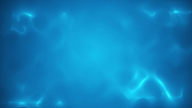 Tender light blue background with moving plasma, seamless loop