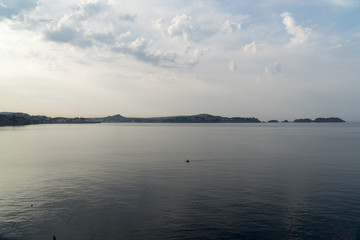 Blick in die Bucht von Peguera am Morgen