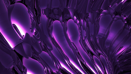 Purple metallic background. 3d illustration, 3d rendering.