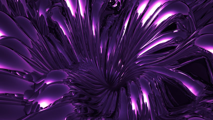 Purple metallic background. 3d illustration, 3d rendering.