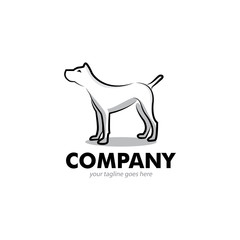 simple dog logo