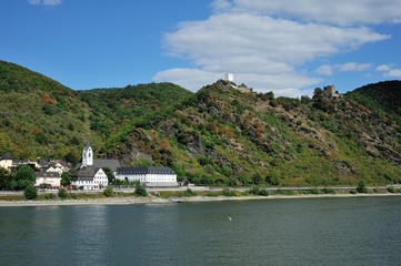 Fototapeta na wymiar Bornhofen am Rhein