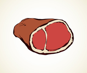 Meat. Vector drawing
