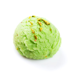 Pistachio Ice cream scoop