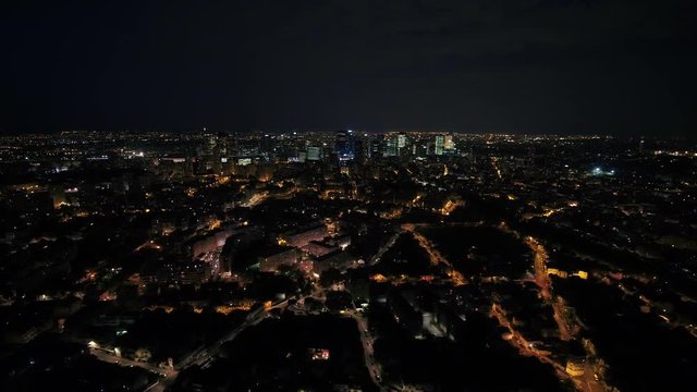 Aerial France Paris Financial District August 2018 Night 30mm 4K Inspire 2 Prores

Aerial video of the financial district in Paris France at night.