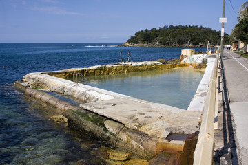 Badebecken im Meer bei Sydney Manly