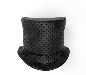 Black top hat, 3D rendering