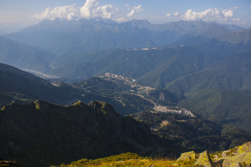 горы Розы Хутор, montains