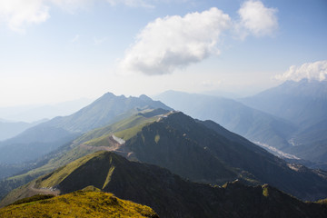горы Розы Хутор, montains