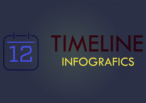 Abstract timeline modern style background Vector illustration