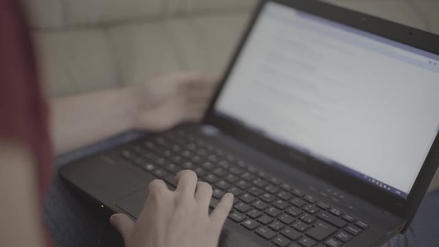 girl using internet