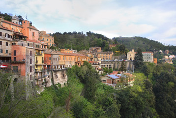 Fototapeta na wymiar View of Nemi. Lazio region. Italy
