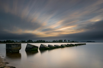 Streaking Sky Over Dragon's Teeth
