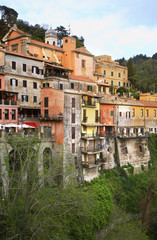 View of Nemi. Lazio region. Italy