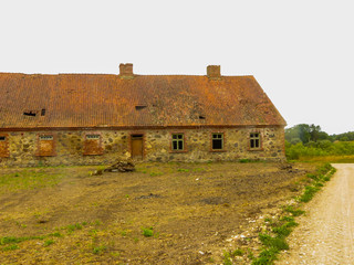 The ancient buildings of the early twentieth century that have survived to this day. Old stone houses