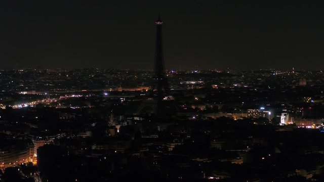 Aerial France Paris Eiffel Tower