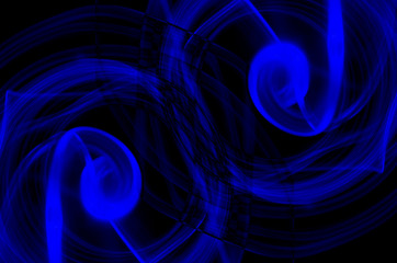 background of colorful abstract figures, led or neon
