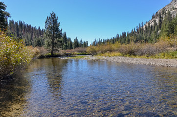 Middle Fork of San Joaquin river  Ansel Adams Wilderness, Madera county, California