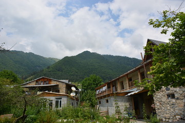 Fototapeta na wymiar Caucasus, Georgia, Svaneti