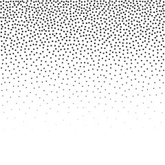  Halftone dotted background. Dotted vector pattern. Chaotic circle dots isolated on the white background.Seamless asymmetricall pattern