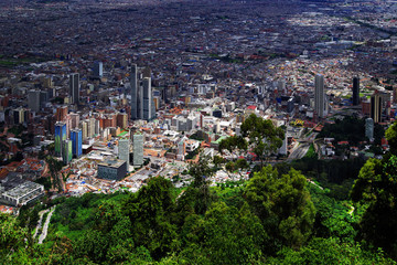 View of Bogota, Colombia, South America
