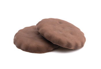 Fudge Covered Chocolate Cookies with Mint Flavor