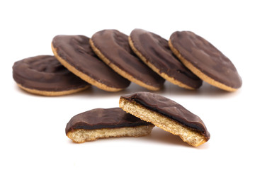 Orange Jam Filled Chocolate Covered Cookies