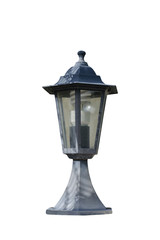 street light lamp isolated on white background