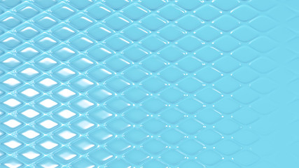 Fototapeta na wymiar Blue geometric background with relief. 3d illustration, 3d rendering.
