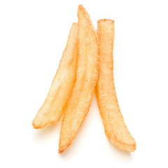 French Fried Potatoes isolated on white background