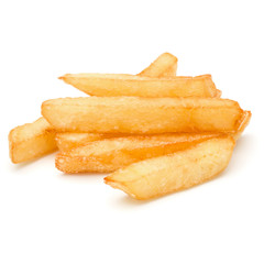 French Fried Potatoes isolated on white background