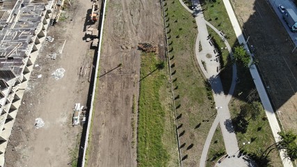 New district on the outskirts of the city in the Krasnodar.