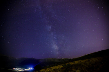 Naklejka premium Milkyway on Uludag