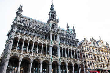 Fototapeta na wymiar The Museum of the City of Brussels located at the Grand Place