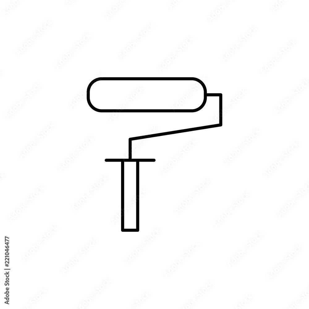 Poster cushion icon. element of architecture icon for mobile concept and web apps. thin line cushion icon c
