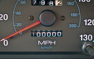 100,000 milestone on dashboard